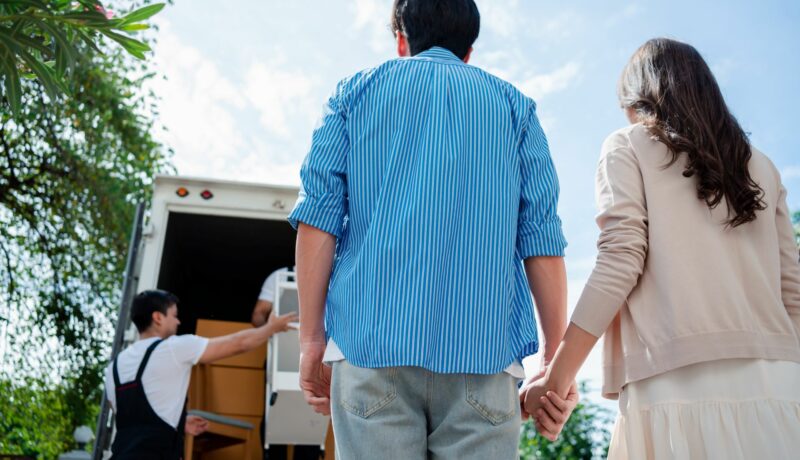 Couple Moving